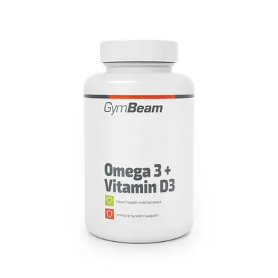 GymBeam Omega 3 + Vitamín D3 90 kaps.