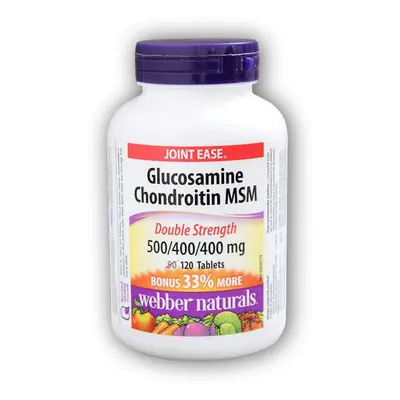 Webber Naturals Glucosamine Chondroitine 500/400/400 120 tbl.