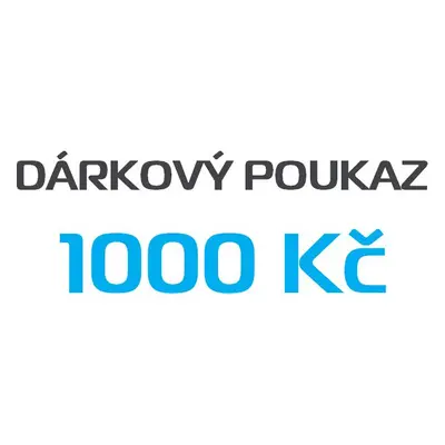 Dárkový poukaz na nákup v hodnotě 1000 Kč