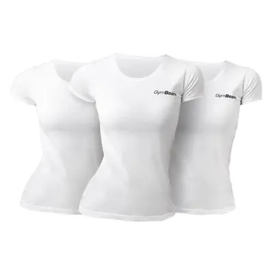 GymBeam Women‘s Basic T-Shirt 3pack White