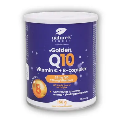 Natures Finest Golden Q10 + Vitamin C + B-Complex 150g