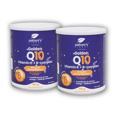 Natures Finest 2x Golden Q10 + Vitamin C + B-Complex 150g