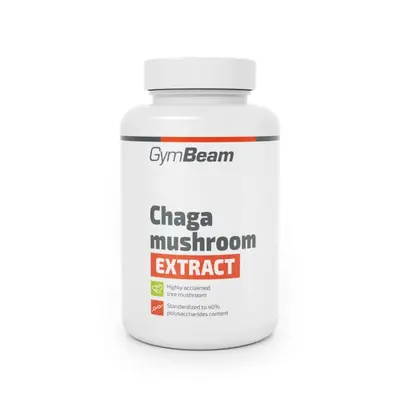 GymBeam Extrakt z houby Chaga (rezavec šikmý) 90 kaps.