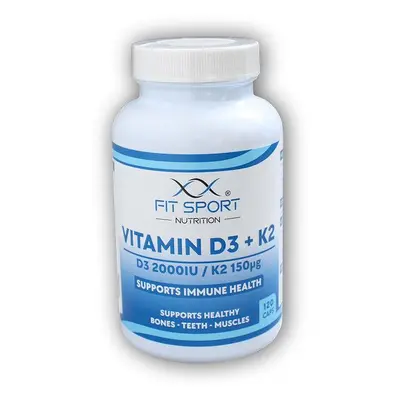 FitSport Nutrition Vitamin D3 + K2 120 caps