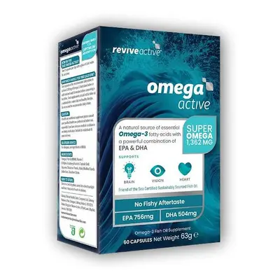 Reviveactive Omega 3 Active 60 kapslí (756mg EPA 504mg DHA)