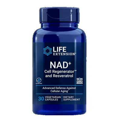 Life Extension NAD+ Cell Regenerator™ and Resveratrol 30 kapslí