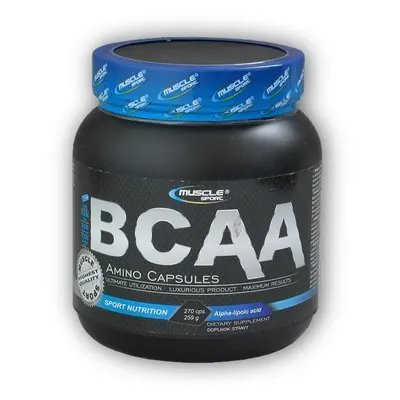 Musclesport BCAA amino 800mg 270 kapslí