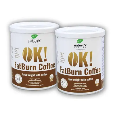 Natures Finest 2x OK! Fat Burn Coffee 150g