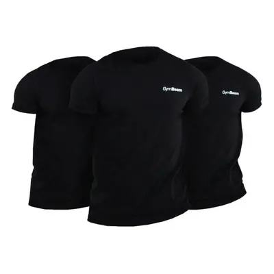 GymBeam Men‘s Basic T-Shirt 3Pack Black