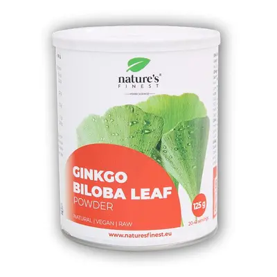 Natures Finest Ginkgo Biloba Leaf Powder 125g