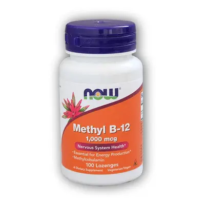 NOW Foods Methyl B12 1000 ug 100 pastilek