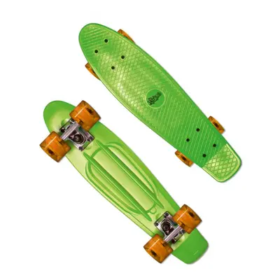 Muuwmi NoRules Skateboard ABEC 5 FUN zeleno oranžový