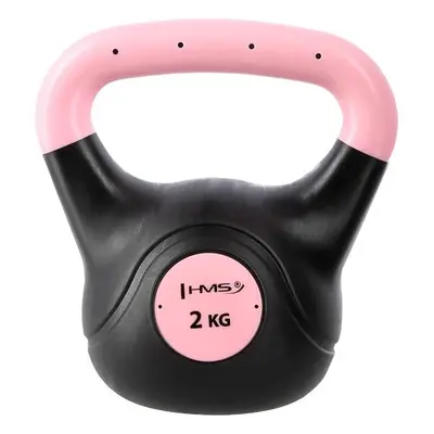 HMS Kompozitový kettlebell KPC02 Vin-Bell 2 kg růžový