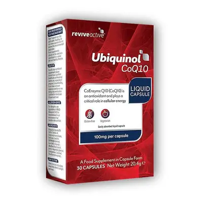 Reviveactive Ubiquinol CoQ10 30 kapslí (100mg)