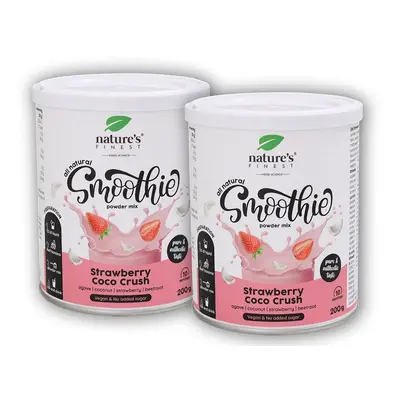 Natures Finest 2x Smoothie strawberry coco crush 200g