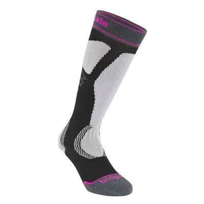 Ponožky Bridgedale Ski Easy On Women's black/light grey/035 Ponožky: S (3-4,5)