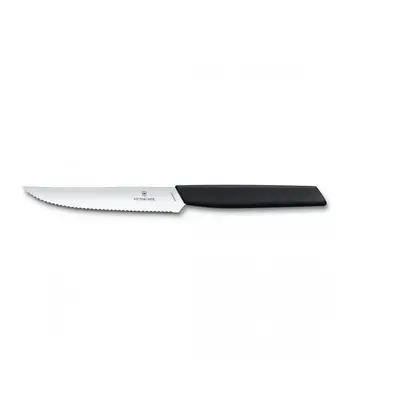 Sada 2 ks steakový nůž Swiss Modern 12 cm černý - VICTORINOX