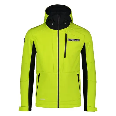 NORDBLANC Zelená pánská zimní multisport softshell bunda STRUGGLE Barva: Zelená