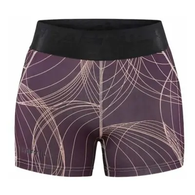 Dámské elastické šortky CRAFT Core Essence Hot Pants fialové s růžovou 1908773-435721 Vavrys: S