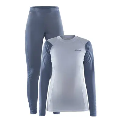 W Set CRAFT CORE Warm Baselayer - Modrá Oblečení: M