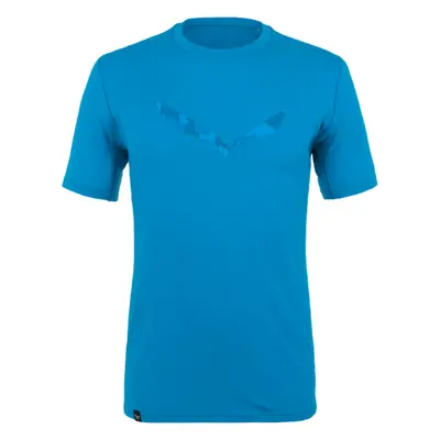 Pánské tričko Salewa Pure logo merino responsive cloisonne blue 28264-8660 Oblečení: S