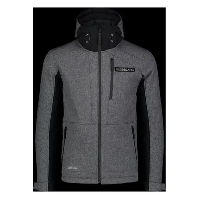 NORDBLANC Šedá pánská zimní multisport softshell bunda STRUGGLE Barva: šedá