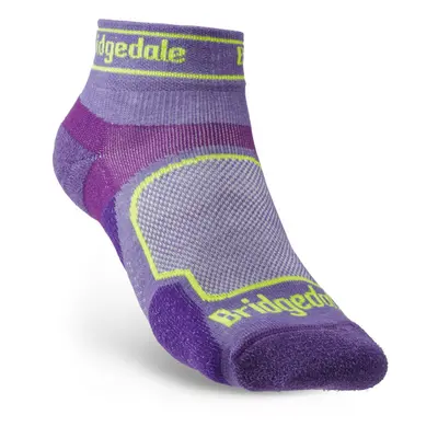 Ponožky Bridgedale TRAIL RUN UL T2 CS LOW WOMEN'S Purple/371 Ponožky: S (3-4,5) UK