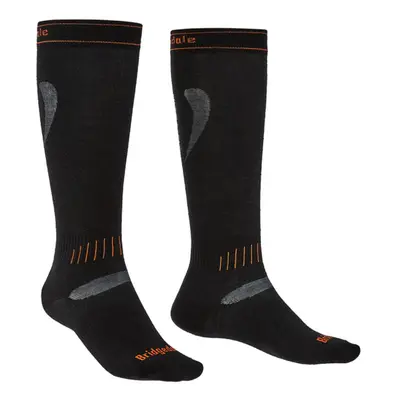 Ponožky Bridgedale Ski Ultra Fil black/orange/009 Ponožky: S (3-5,5)