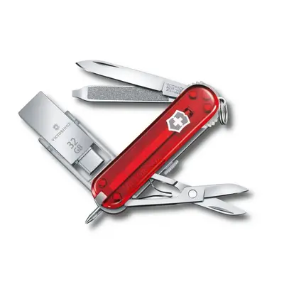 Kapesní nůž Victorinox@work 32 GB červený - VICTORINOX