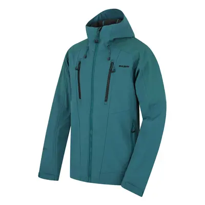 HUSKY Pánská softshell bunda Sevan M dark mint Barva: dark mint