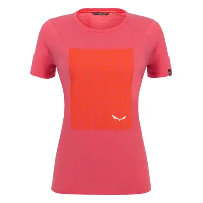 Dámské tričko Salewa Pure Box Dry 28379-6201 calypso coral Oblečení: 34