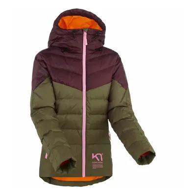 Dámská péřová bunda Kari Traa Tirill Down Jacket zelená 622950-Tweed Oblečení: S