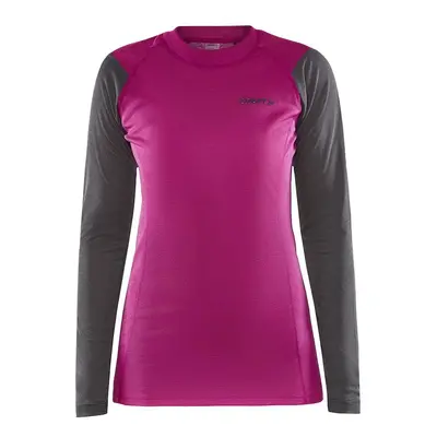 W Triko CRAFT CORE Warm Baselayer LS - Růžová Oblečení: M