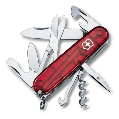 Kapesní nůž Climber červená transparentní - VICTORINOX