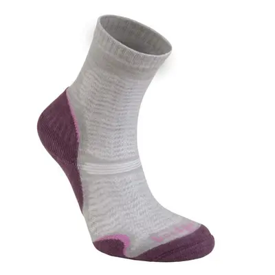 Ponožky Bridgedale Hike Ultra Light T2 Merino Performance Crew Women's aubergine/390 Ponožky: S 