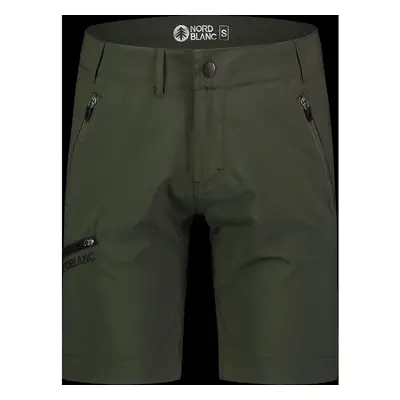 NORDBLANC Khaki pánské lehké outdoorové kraťasy BACK Barva: khaki