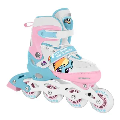 Kolečkové brusle Spokey HASBRO CANDY MY LITTLE PONY modro-růžové