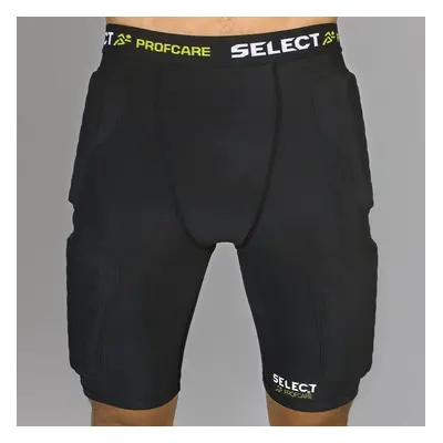 Kompresní šortky Select Compression shorts w/pads 6421 černá Oblečení: XL