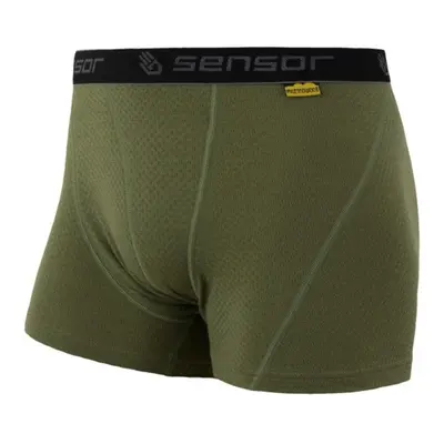 Boxerky Sensor MERINO DOUBLE FACE safari 17200035 Oblečení: XL