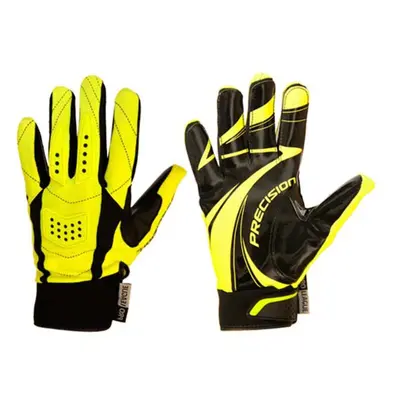 Brankářské rukavice PRECISION GOALIE GLOVES black/yellow senior