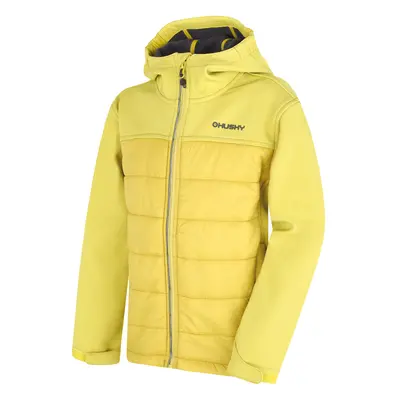 HUSKY Dětská softshell plněná bunda Swany K lime green Barva: lime green