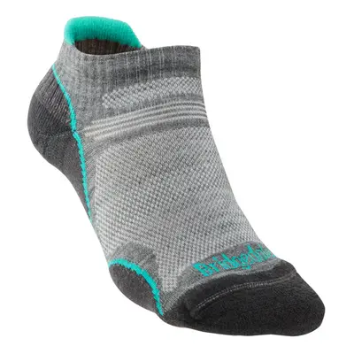 Ponožky Bridgedale Hike UL T2 MP Low Women´s mid grey/surf/264 Ponožky: M (5-6,5) UK