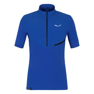 Pánské tričko Salewa Agner Durastretch Hybrid Half-Zip 28394-8620 electric Oblečení: S