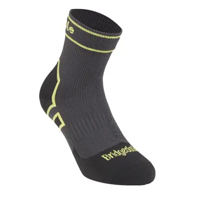 Ponožky Bridgedale Storm Sock LW Ankle dark grey/lime/826 Ponožky: L (9,5-12)