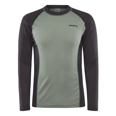 Triko CRAFT CORE Warm Baselayer LS - Šedá Oblečení: M