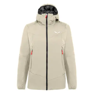 Dámská zimní bunda Salewa Ortles Tirolwool Responsive stretch hooded oatmeal 28248-7260 Oblečení