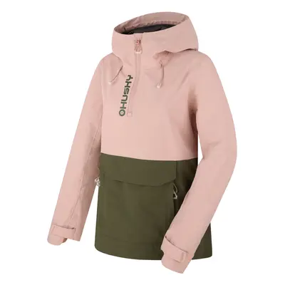 HUSKY Dámská outdoor bunda Nabbi L lt. pink/khaki Barva: lt. pink/khaki