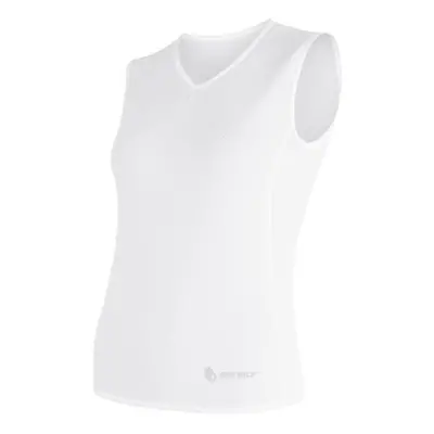 Dámské scampolo Sensor Coolmax Fresh Air V-neck bílé 17100019 Oblečení: XL