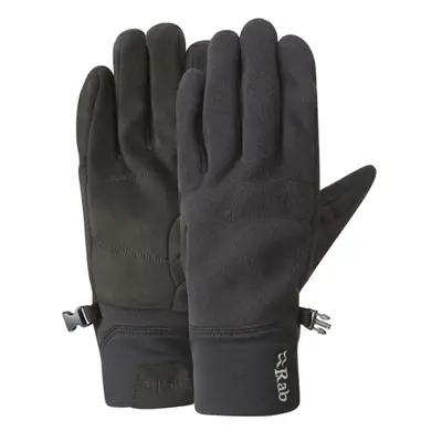 Rukavice Rab Windbloc Glove black/BL Oblečení: M