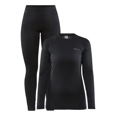 W Set CRAFT CORE Warm Baselayer - Černá Oblečení: M